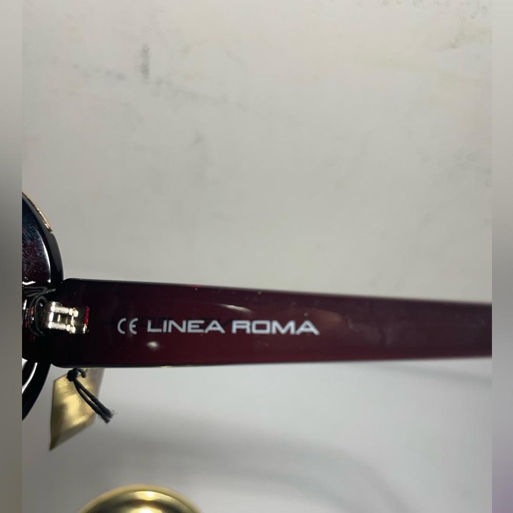 Authentic línea roma women’s sunglasses brown made in italy